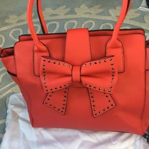 Betsey Johnson Red Bow Purse